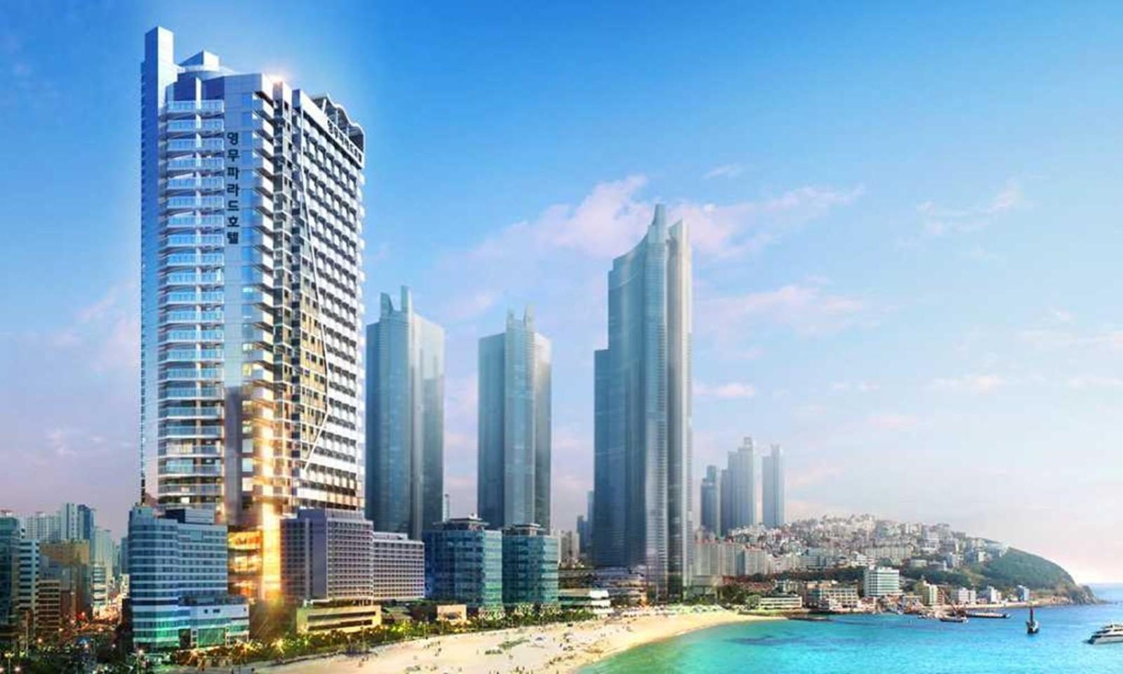 Busan Yeongmu Parade Hotel Haeundae Beach Exterior foto